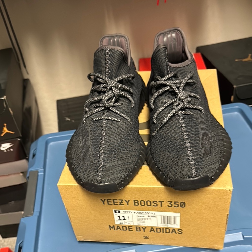 Used Adidas Black Sneakers Primeknit Boost